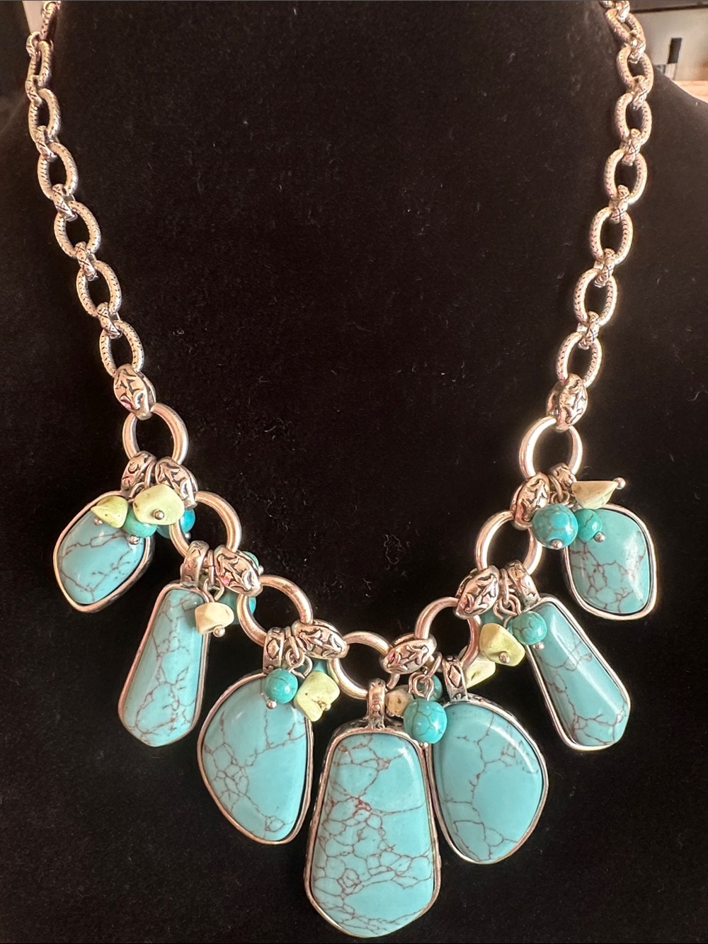 Chico’s Reversible silver tone necklace - Picture 2 of 5